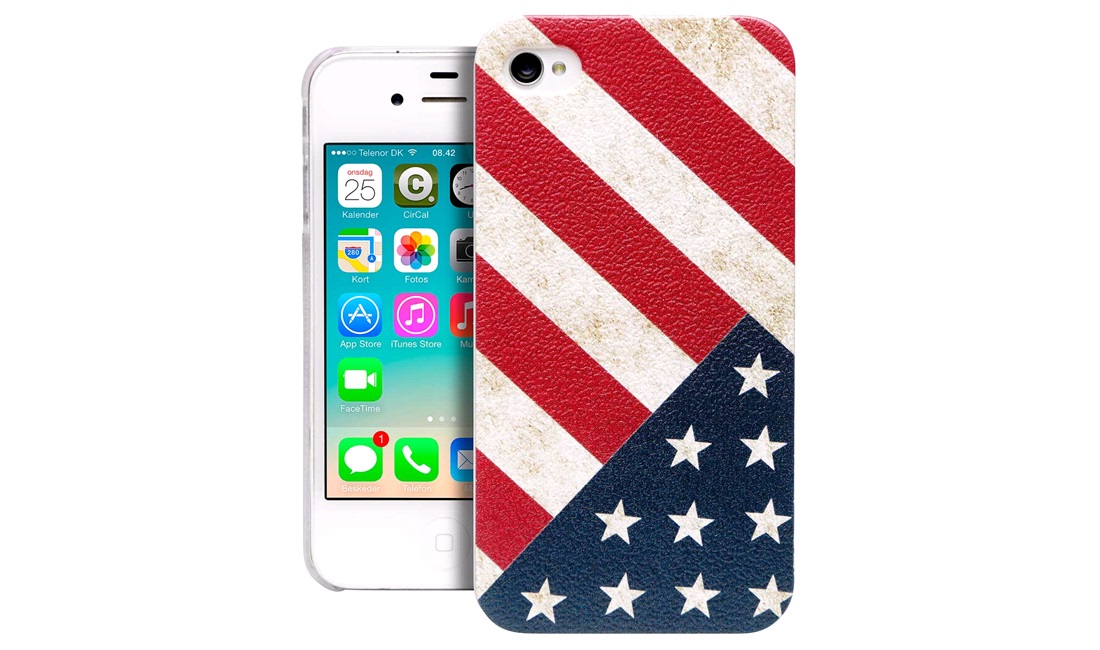  TPU cover US Flag iPhone 4/4S