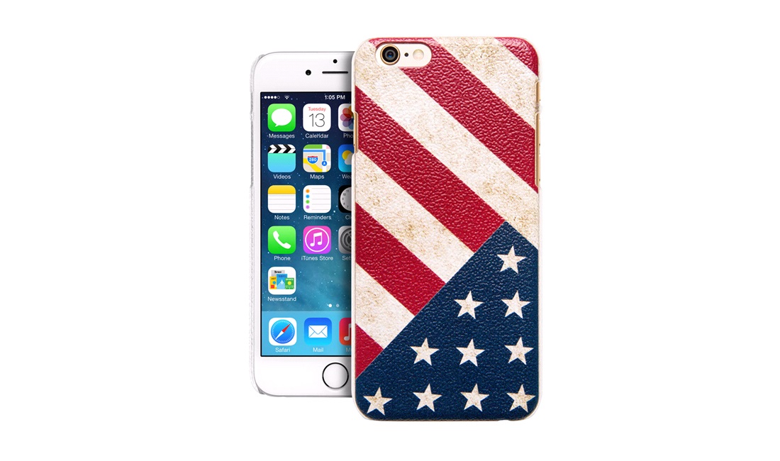  TPU Cover US Flag iPhone 6/6S