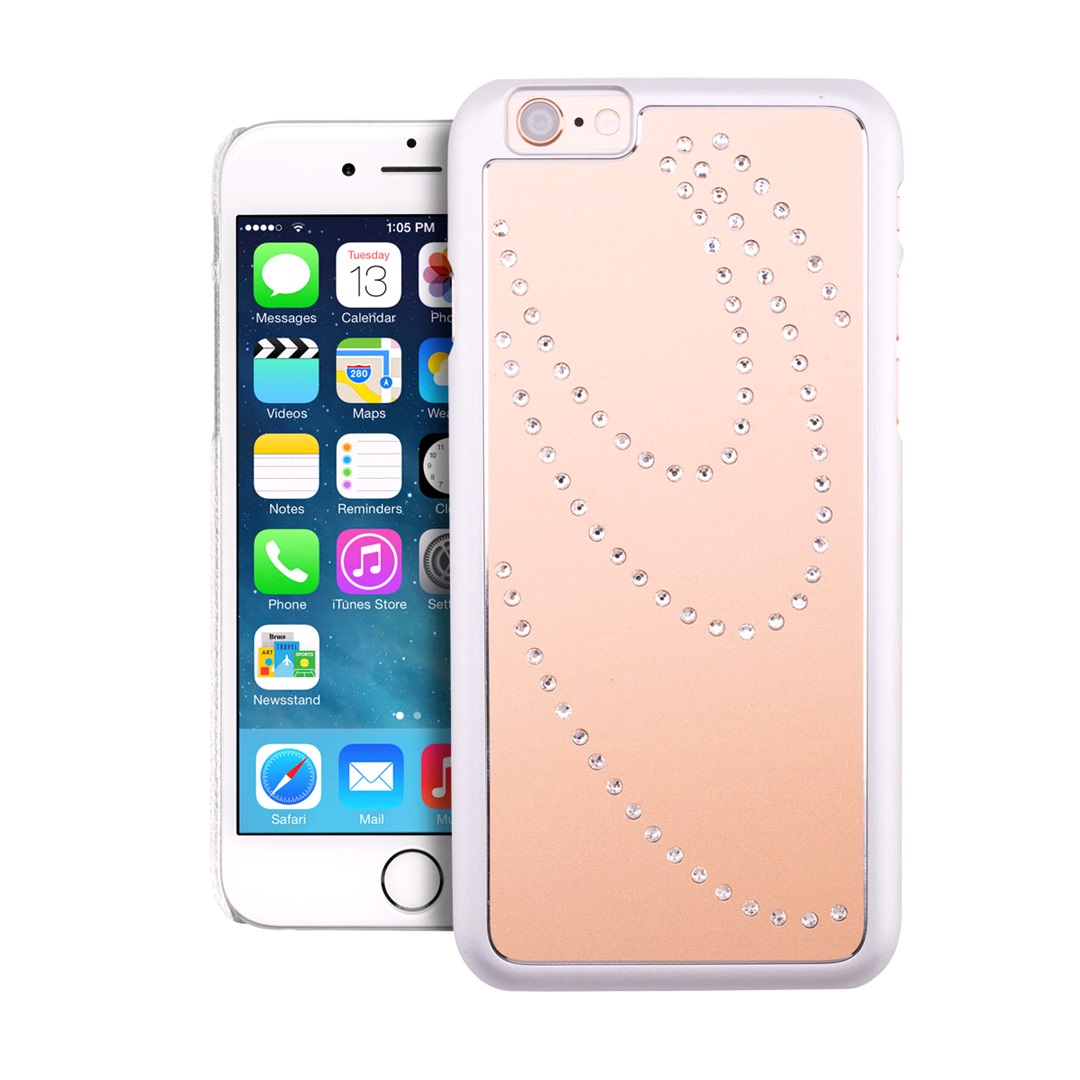 Mobiline Cover Golden with rhinestone iPhone 6/6S