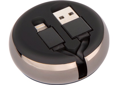 USB - Lightning laddkabel - utdragbar
