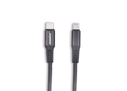 USB-kabel 1M USB-C til Lightning Stof