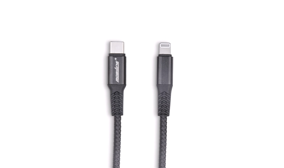  USB-kabel 1M USB-C til Lightning Stof