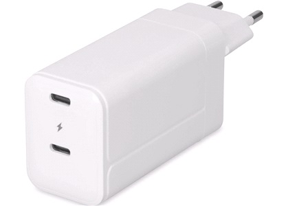 Ladeadapter 100W med 2 x USB-C udgang