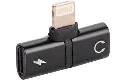 2 in 1 dual lightning splitter adapter