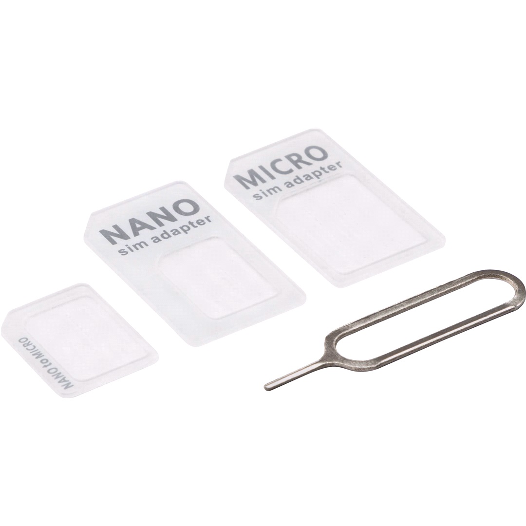 Mobiline Simkortadapter 3-i-1 Nano-micro-sim