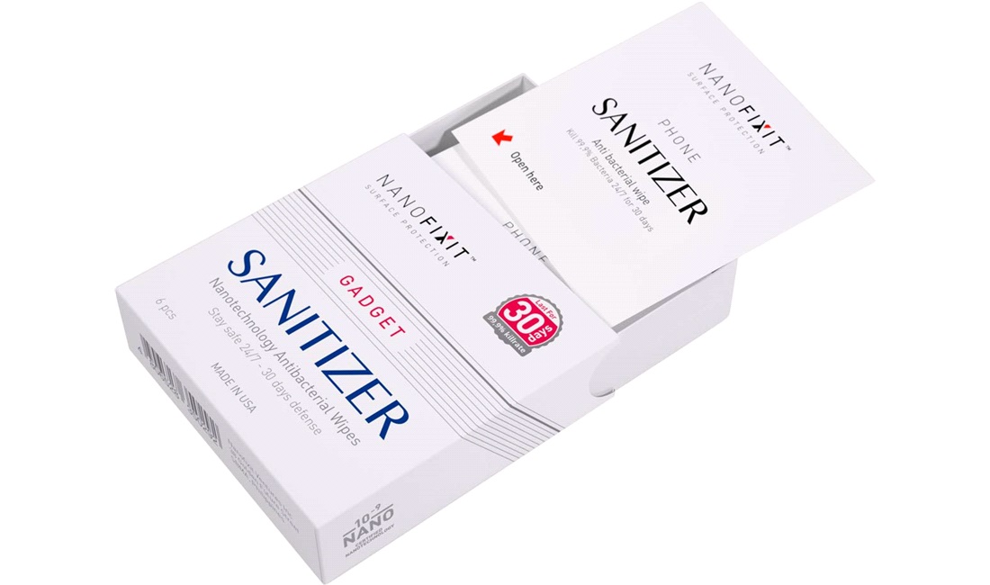  Gadget Sanitizer 6x desinfektionsserviet