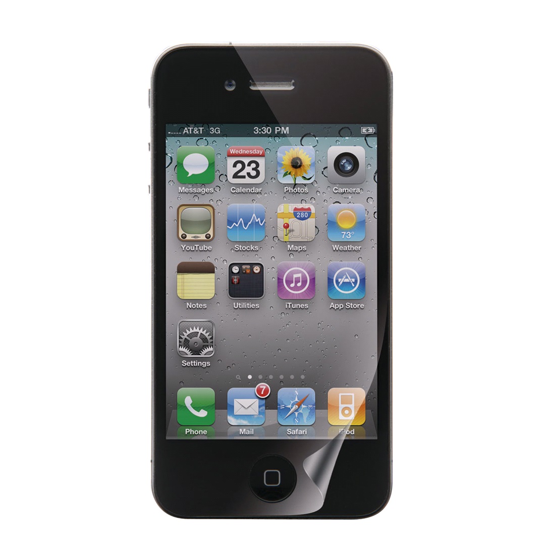 Mobiline Display Folie Til Front+Bak Iphone 4/4s