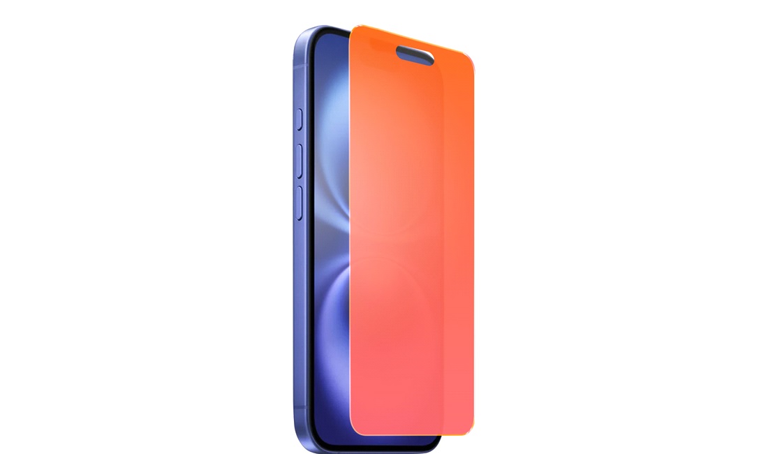  Hærdet militærglas privacy 0,33 mm iPhone 16
