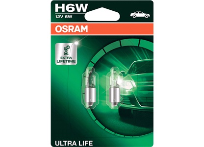 H6W Ultra life, OSRAM, 2-Pack