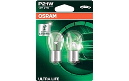 Pæresett P21W Ultra Life 21W 12V BA15S