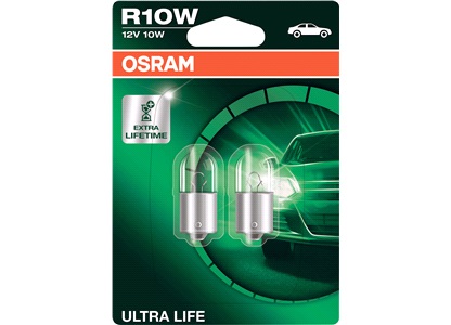 Pæresæt R10W Ultra Life 12V BA15S Osram