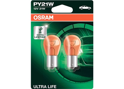 PY21W Ultra Life, 12V-21W, OSRAM, 2-Pack