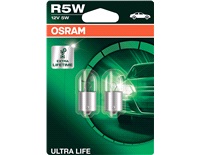 Pæresæt R5W Ultra Life 12V 5W BA15S Osram