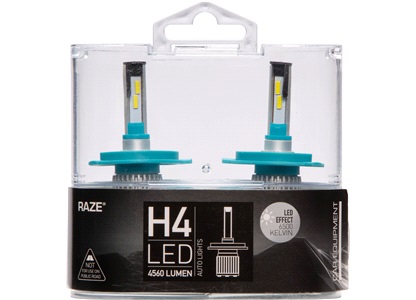 H4 LED Lampor, 6500K, 4560LM