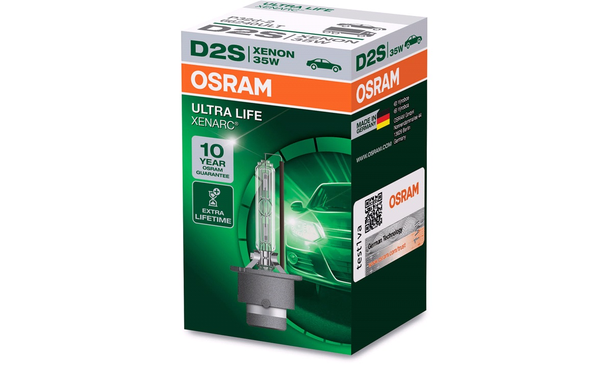  Pære D2S Xenarc Ultra Life 35W P32D-2 Osram
