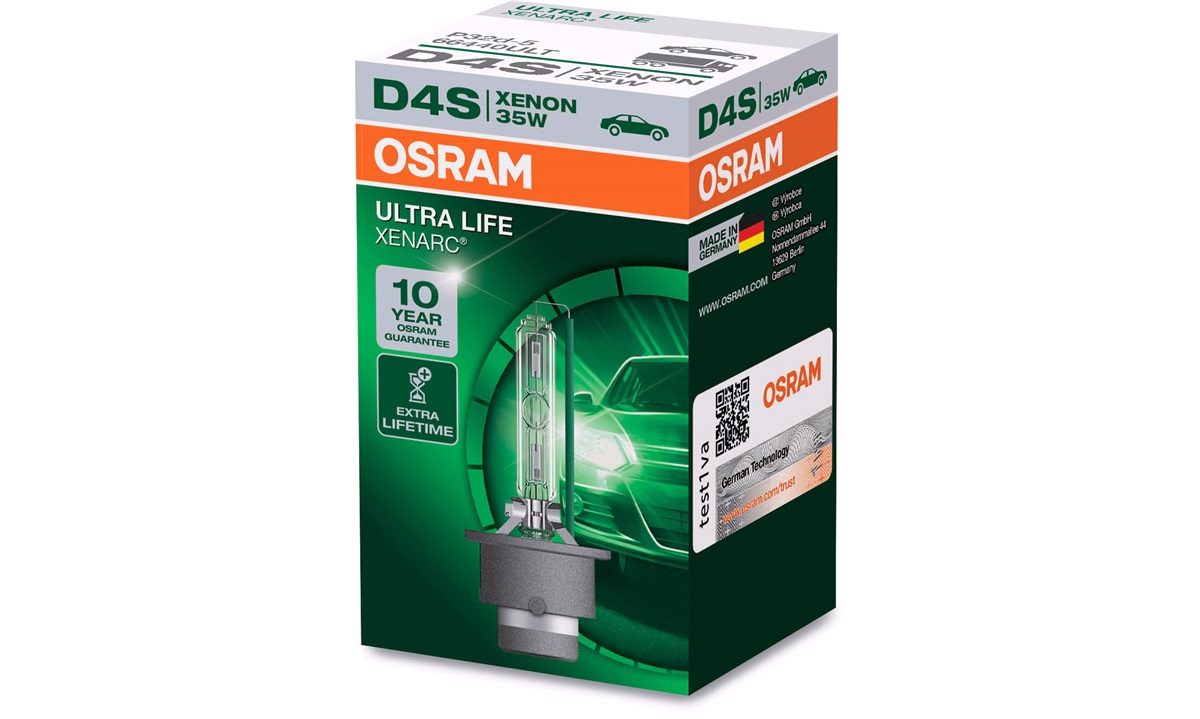  Pære D4S Xenarc Ultra Life 35W P32D-5 Osram