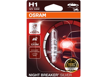 Lampa H1 Night Breaker Silver +100