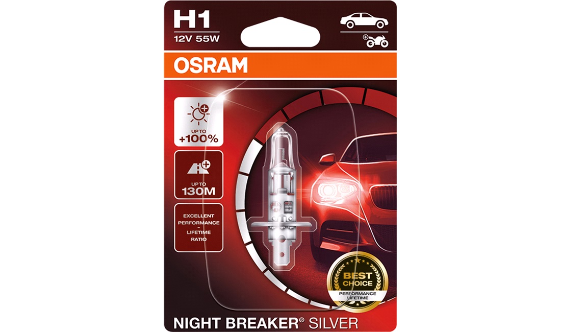  Lampa H1 Night Breaker Silver +100