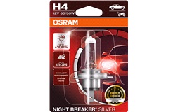 Pære H4 Night Breaker Silver +100 - Osra