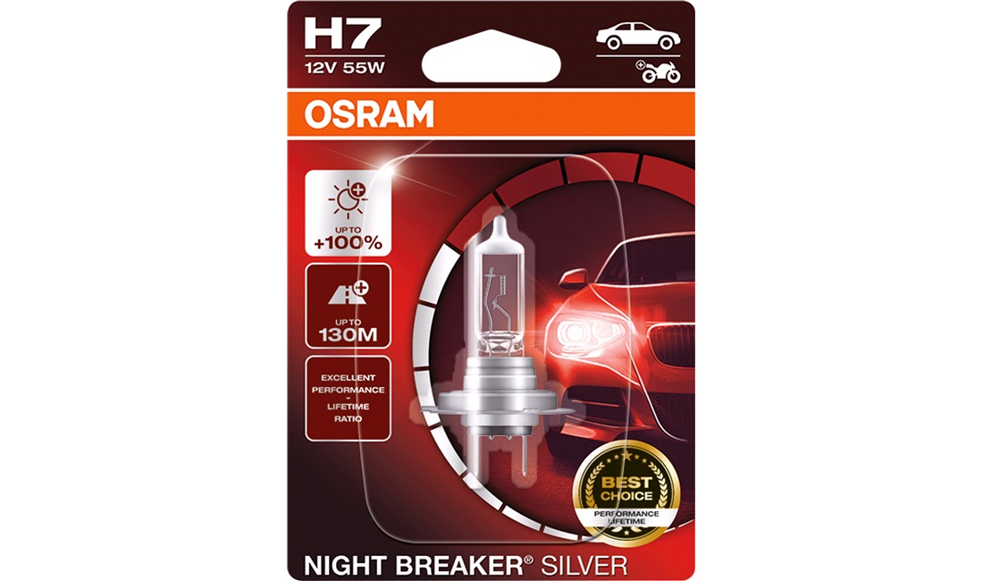  Lampa H7 Night Breaker Silver +100