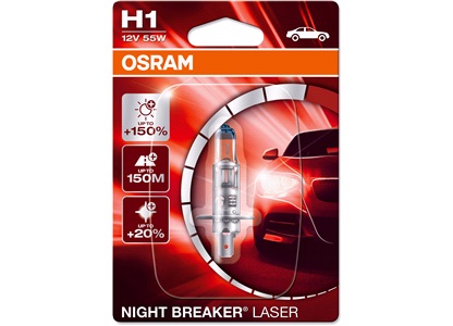 Night breaker pære Laser +150 H1 Osram