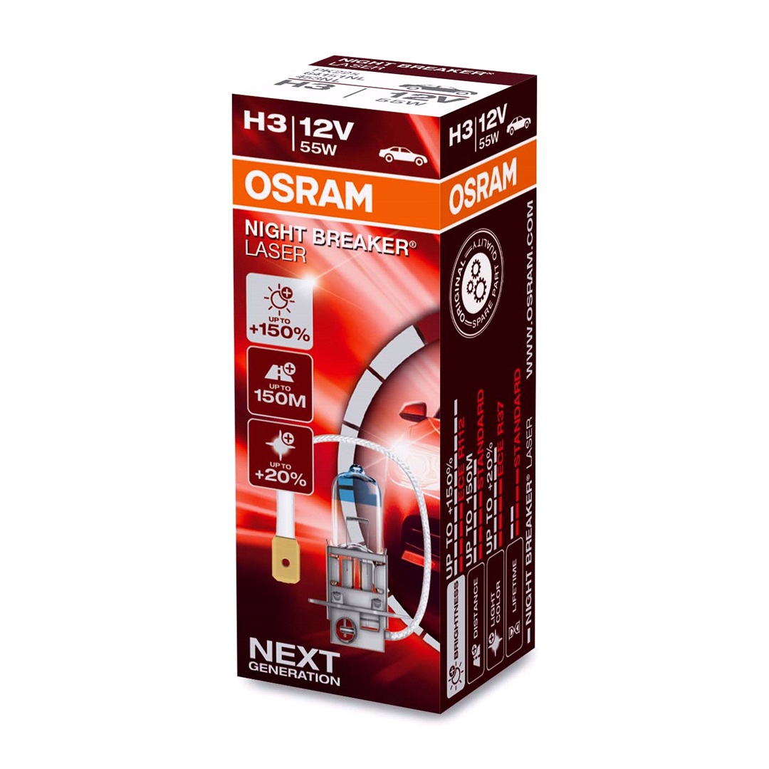 Osram Lampa H3 Night Breaker Laser +150