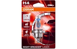 Pære H4 Night Breaker Laser +150 - Osram