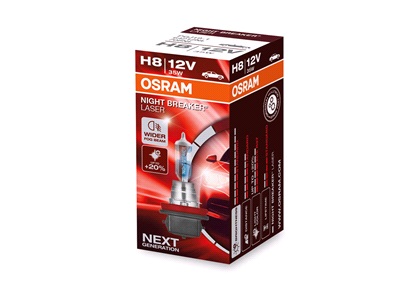 Lampa H8 Night Breaker Laser +150
