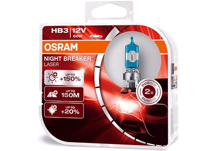 HB3 Night Breaker Laser +150, OSRAM, 2-P