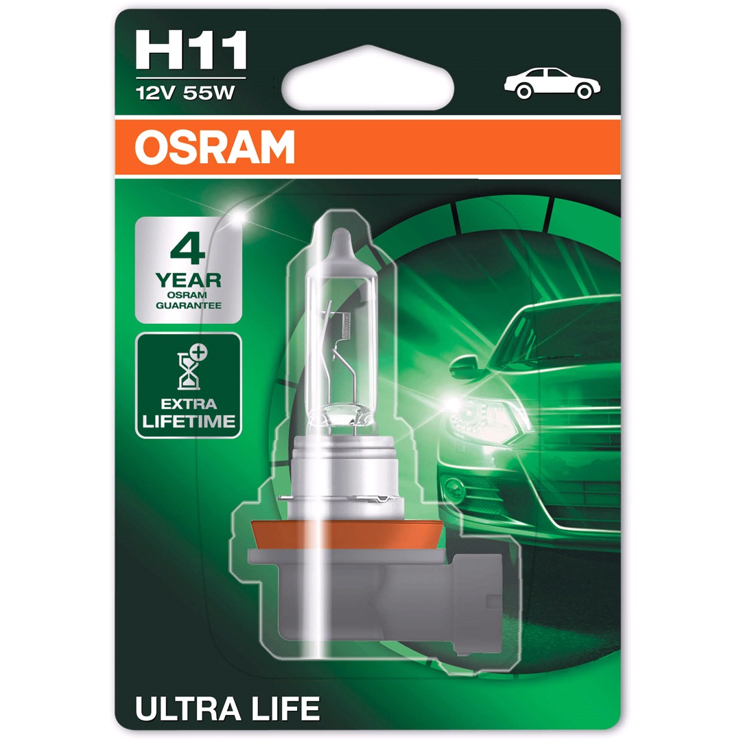 Osram Pære H11 Ultra Life 55w 12v Bli1 Osram