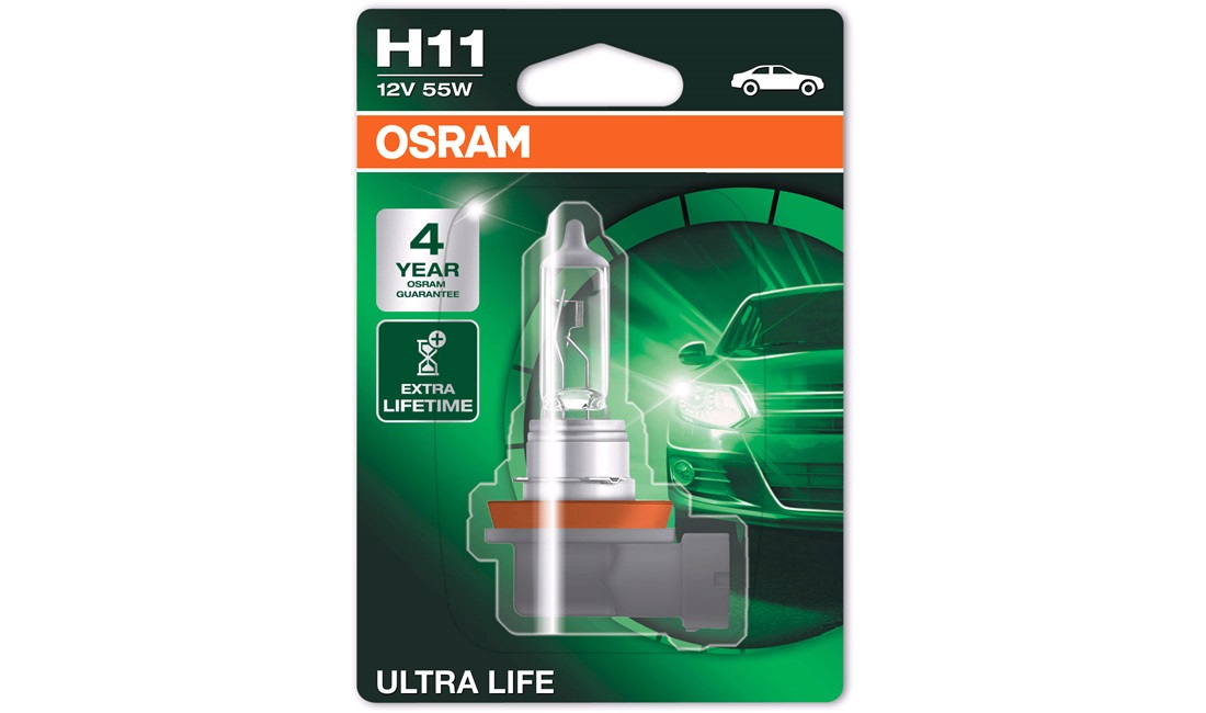  Lampa H11 Ultra Life 55W 12V Bli1 Osram
