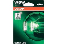  W5W Ultra Life, 12V-5W, OSRAM, 2-Pack