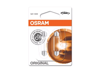 Osram SV8,5-8 10W 12V Pinol pæresett