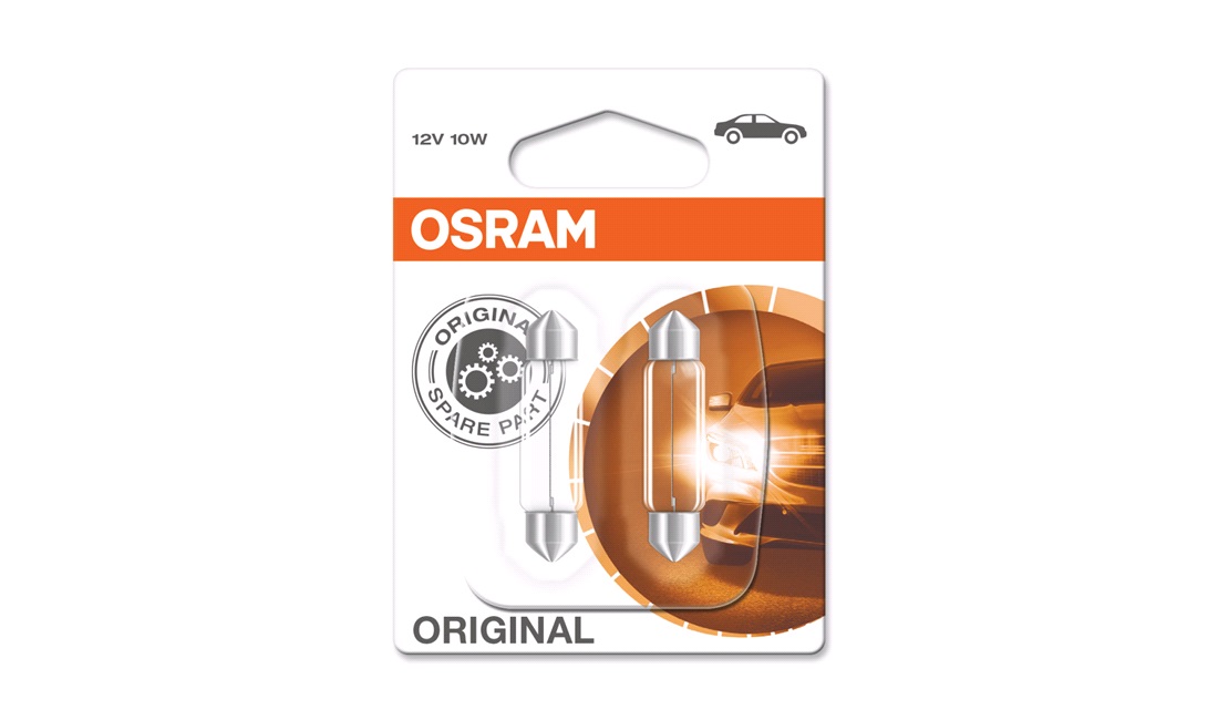  Osram SV8,5-8 10W 12V Pinol pæresett