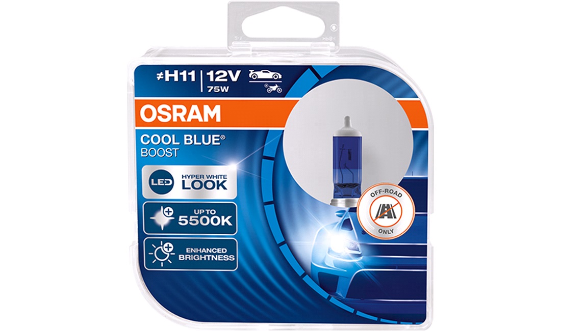  Lampset Osram H11 Cool Blue Boost