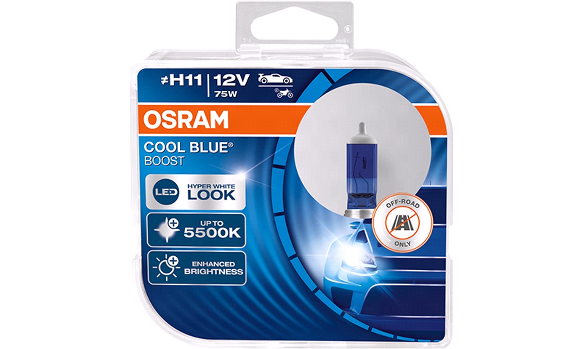  Pæresæt Osram H11 Cool Blue Boost