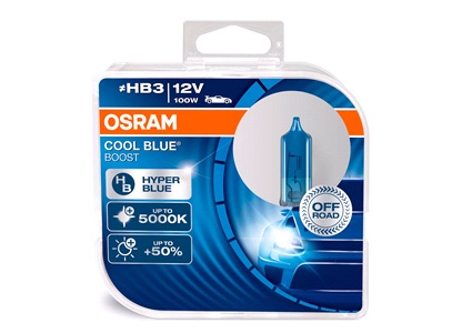 Pæresett Osram HB3 Cool Blue Boost