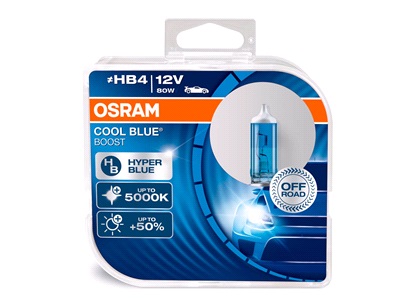 Pæresett Osram HB4 Cool Blue Boost