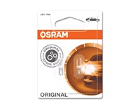  Lampset 2722-02B 2W 12V W2X4.6D BLI2 Glassokkel Osram