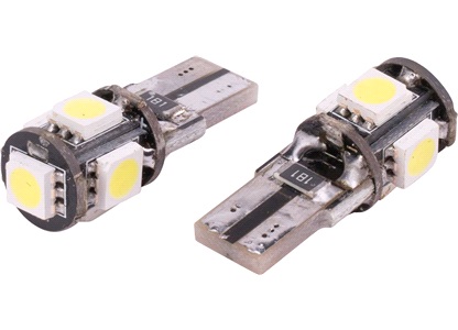 W5W T10 LED Lampor, Canbus