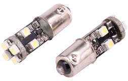 Pæresett BA9S 8 LED Canbus IC