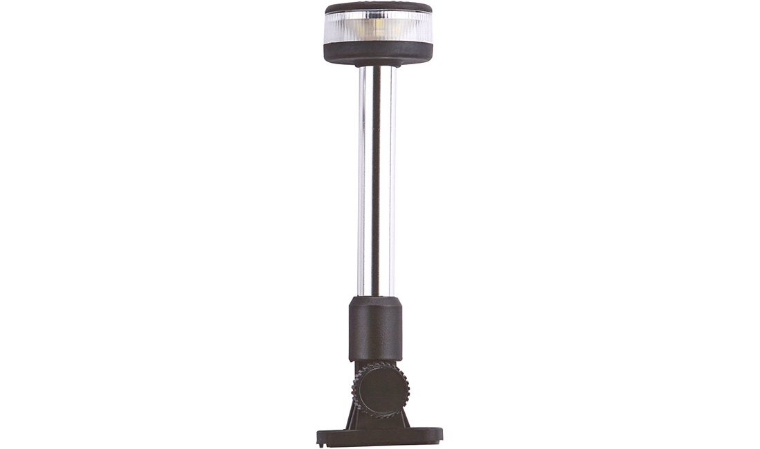  Lanternemast AISI 304, L-225mm, LED 12V, Rustfri stål