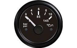 Kus Oljetrycksmätare 10 bar 12/24 V
