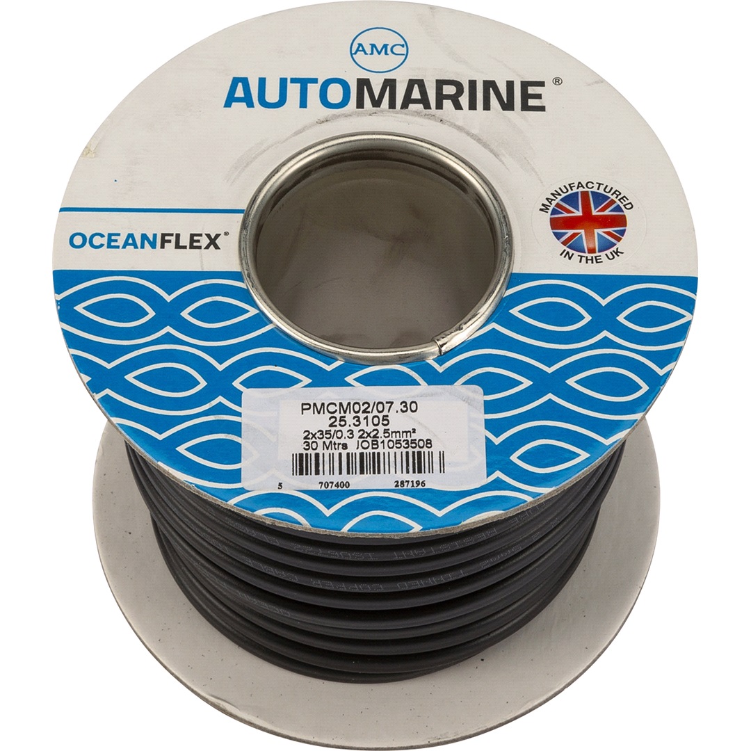 Oceanflex Oceanflex Marinekabel Flat 2x2,5mm2 30m