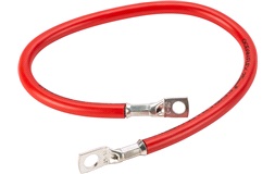 Batterikabel red 25mm2 0,5m m/ kabelsko