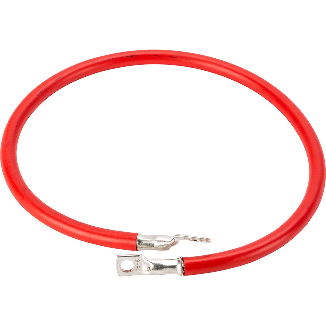 Oceanflex Batterikabel röd 35mm2 0,7m m/ kabelsko
