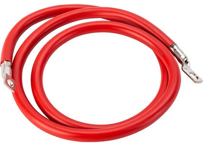 Batterikabel rød 35mm2 1,2m m/ kabelsko