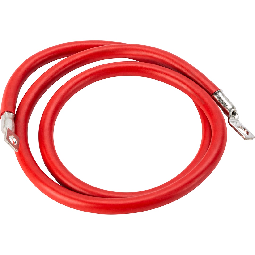 Oceanflex Batterikabel röd 35mm2 1,2m m/ kabelsko