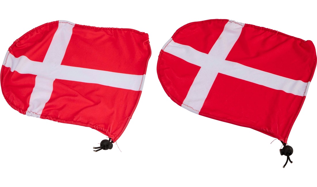  Sidospegelskydd med Danmarks flagga