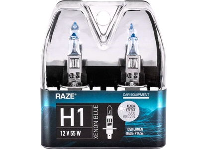 XENON BLUE pæresett H1 RAZE